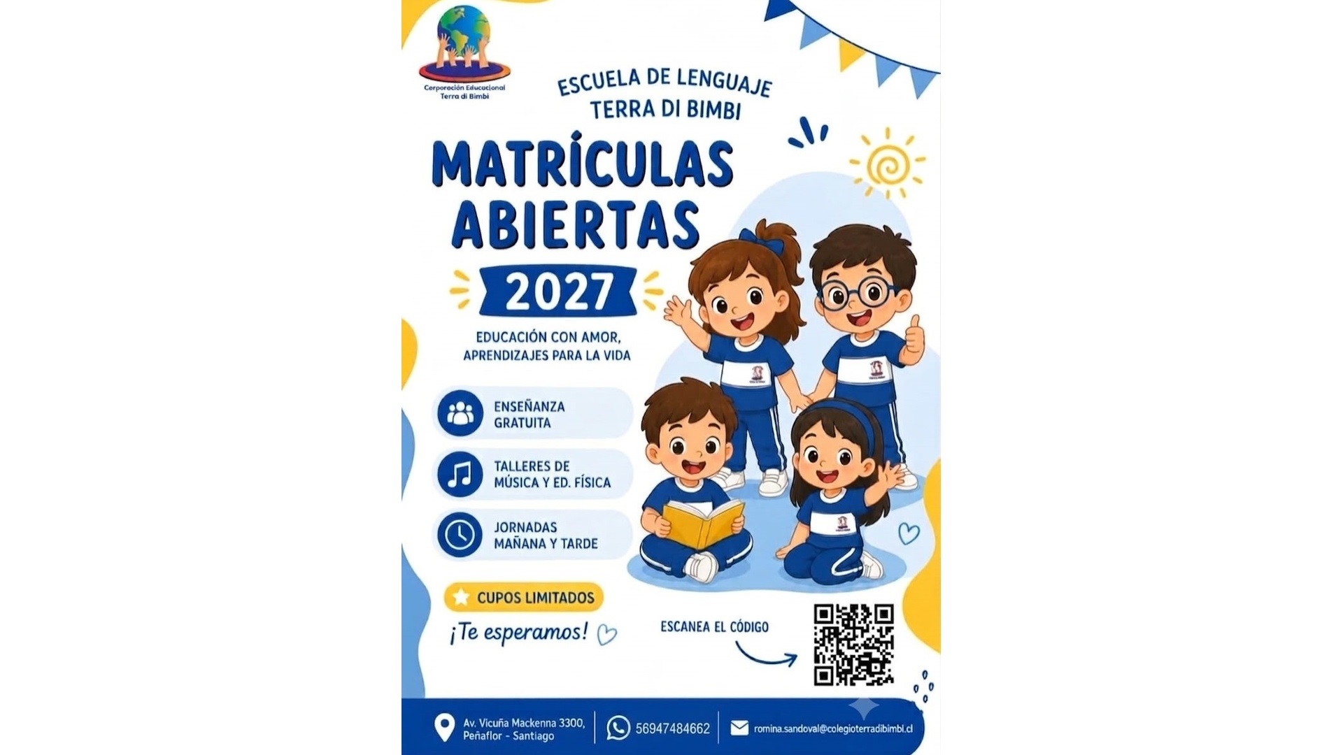 Admisión Escuela de Lenguaje 2027